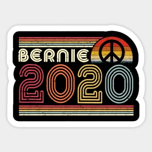 Bernie 2020 Peace Vintage Bernie Sanders Hippie Shirt Sticker